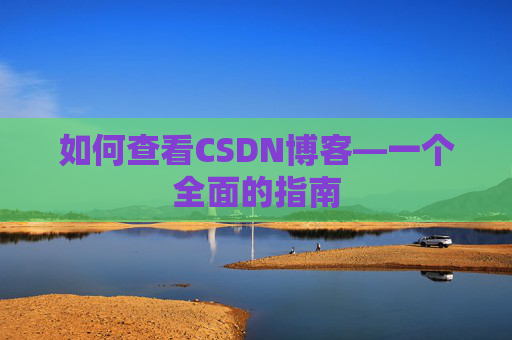 如何查看CSDN博客—一个全面的指南